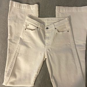 Women’s White 7 by all man kind Jeans